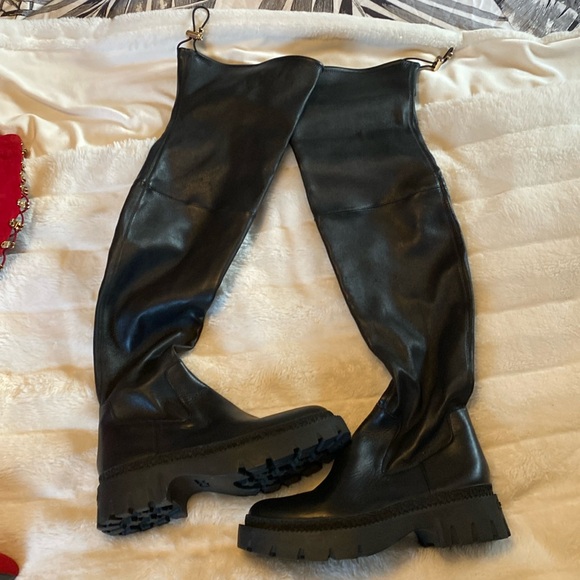 Lug over the knee boots from Coach - Picture 1 of 4